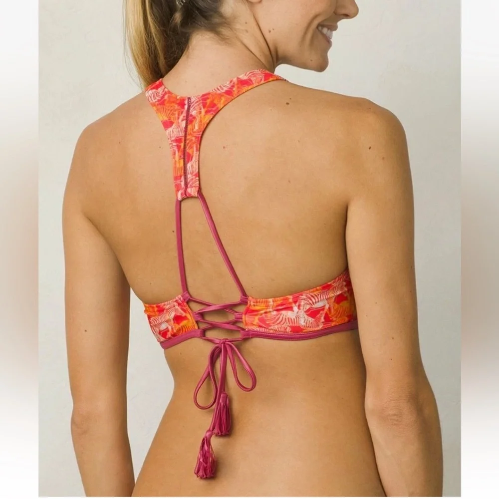 NWT Prana Azra High-Neck Bikini Top Size Medium - Picture 3 of 13